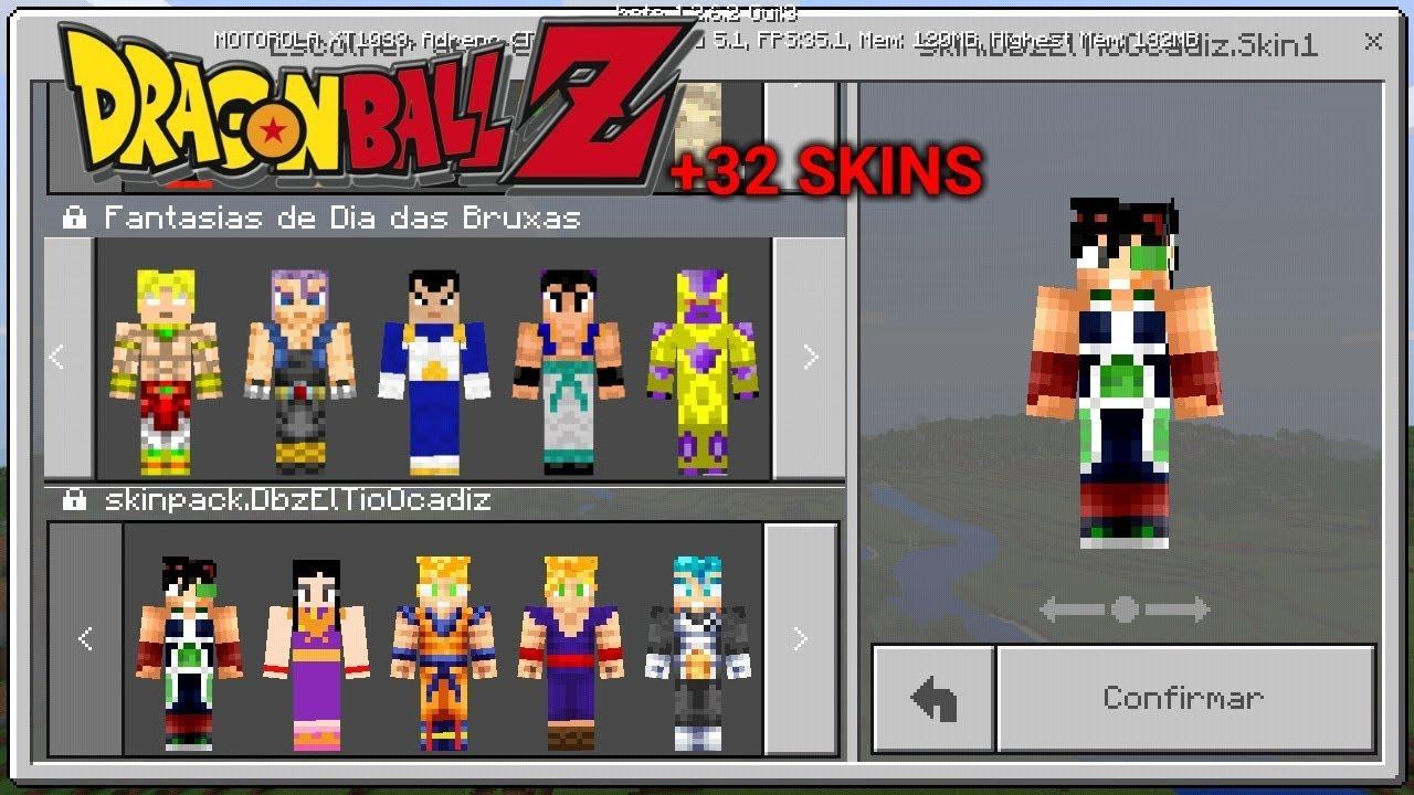 Minecraft skins for Dragon Ball Z lovers