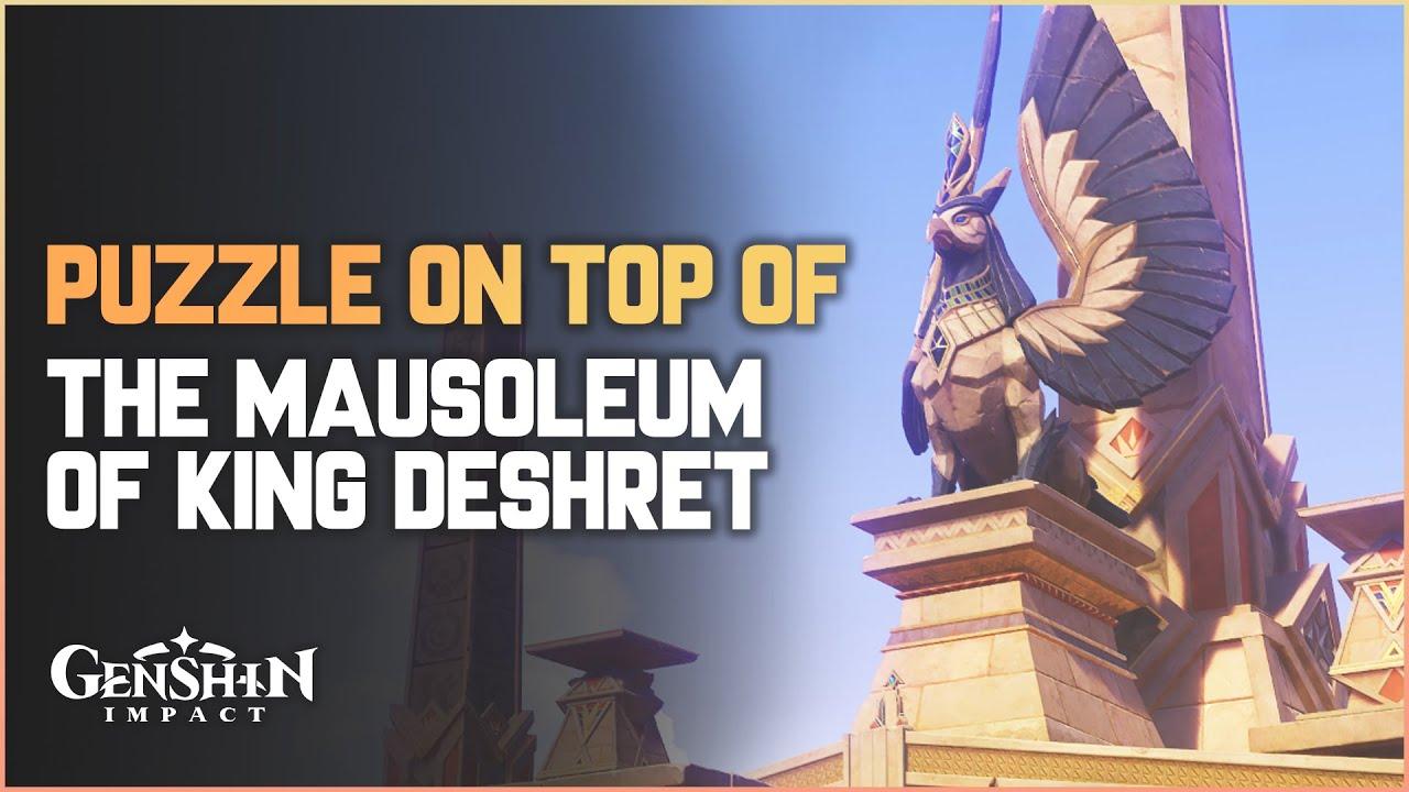 Reach the top of Mausoleum of King Deshret in Genshin Impact