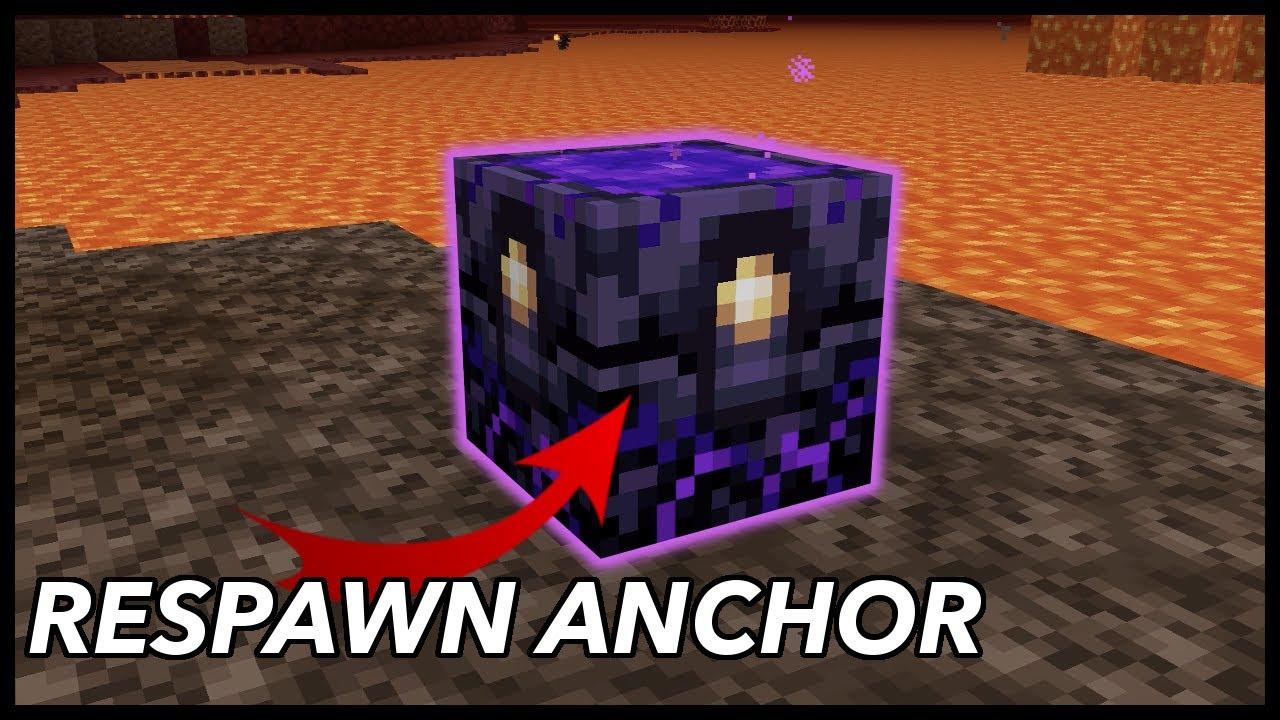Minecraft: Respawn Anchor guide