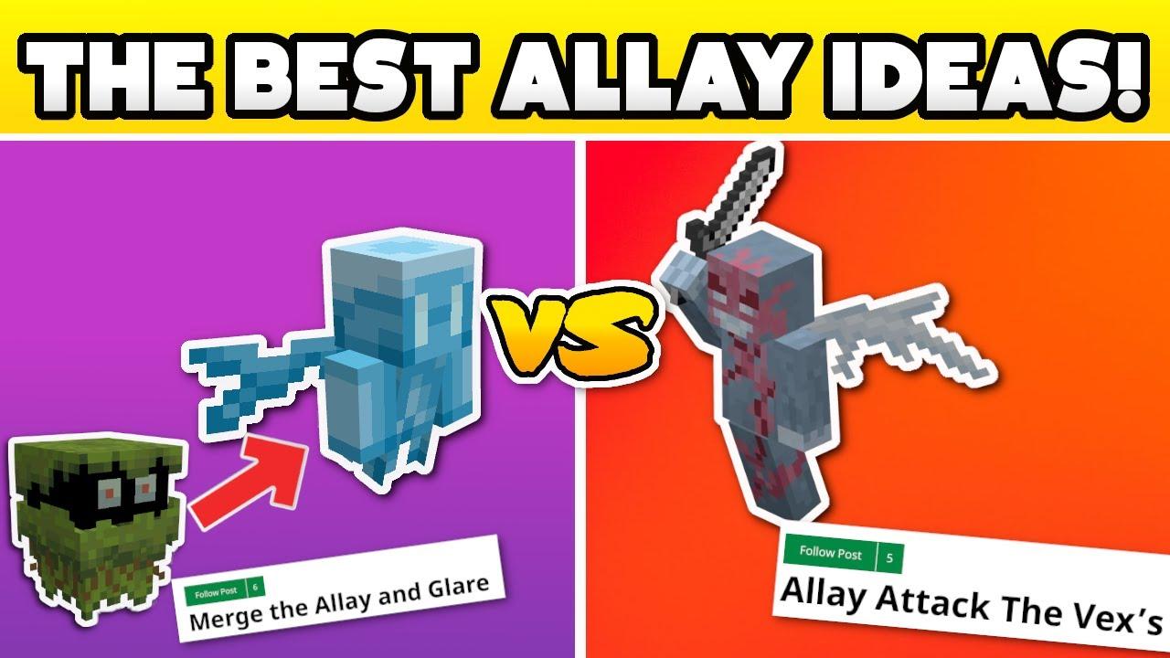 Comparing Vex and Allay in Minecraft
