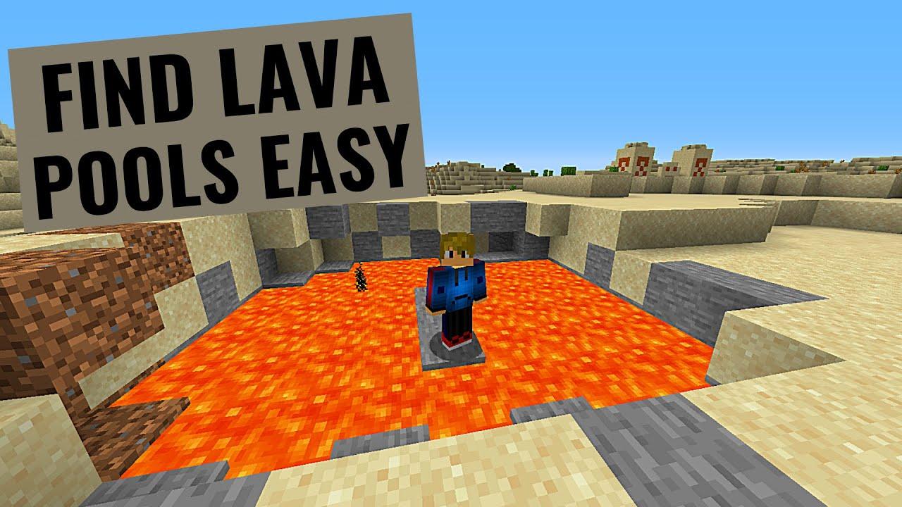 Minecraft: Lava pool removal guide