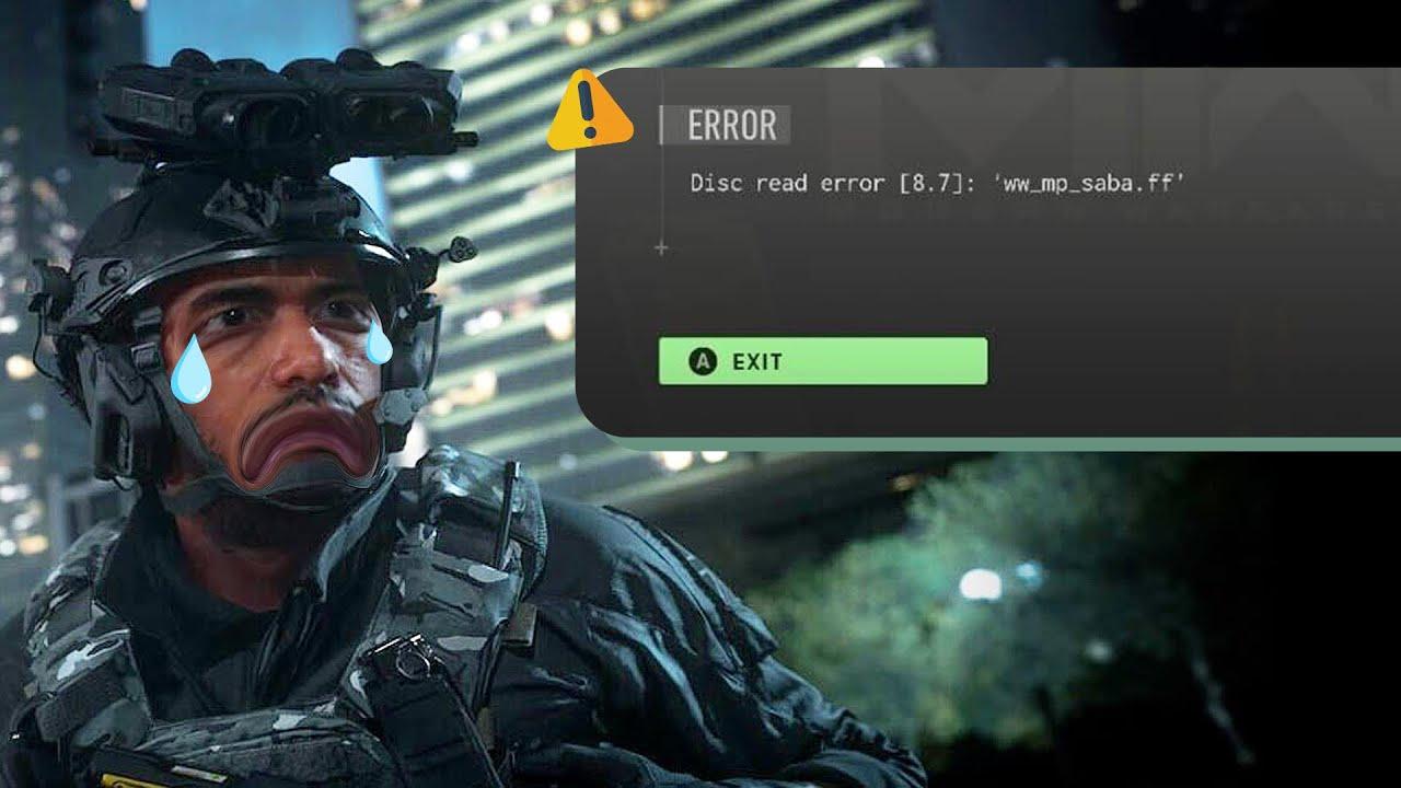 Fix Disc Read error in Modern Warfare 2