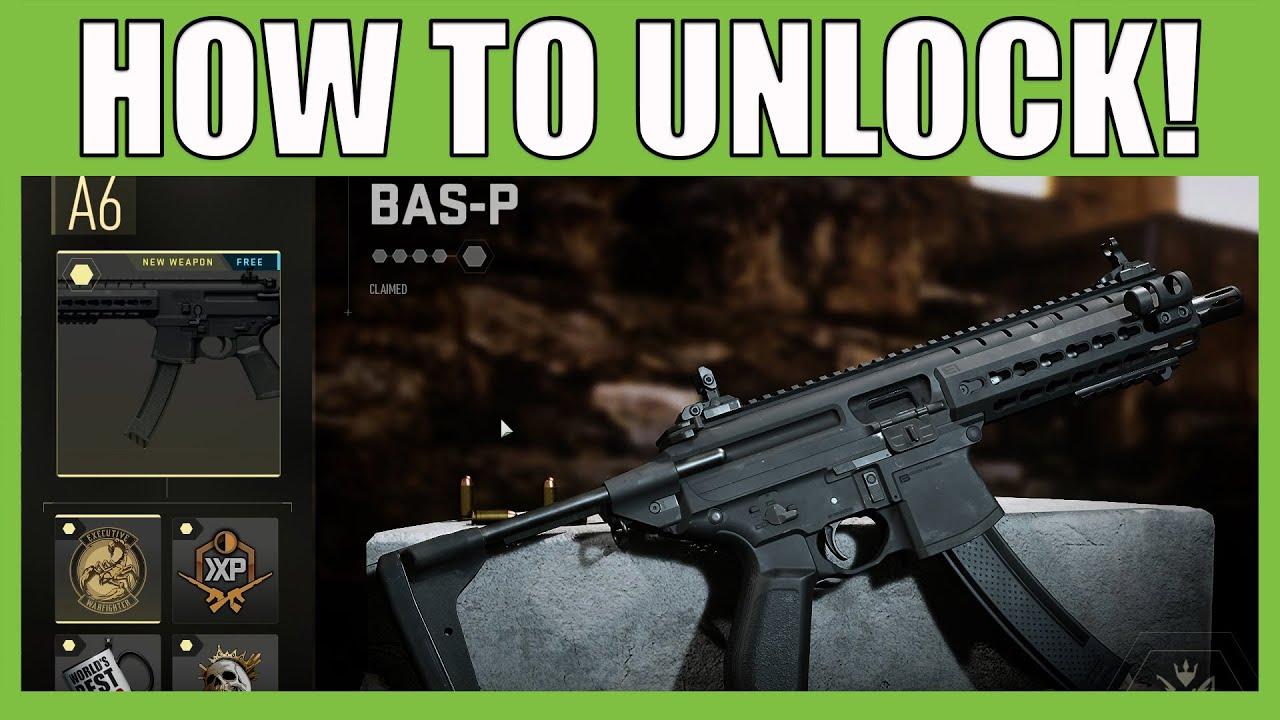 Guide to unlock Modern Warfare 2 BAS-P SMG
