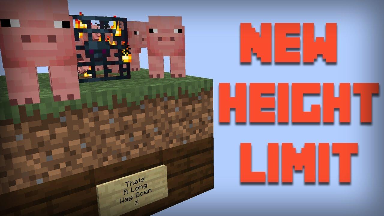 Guide to increase Height limit in Minecraft