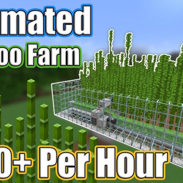 Minecraft: Bamboo Farm building guide