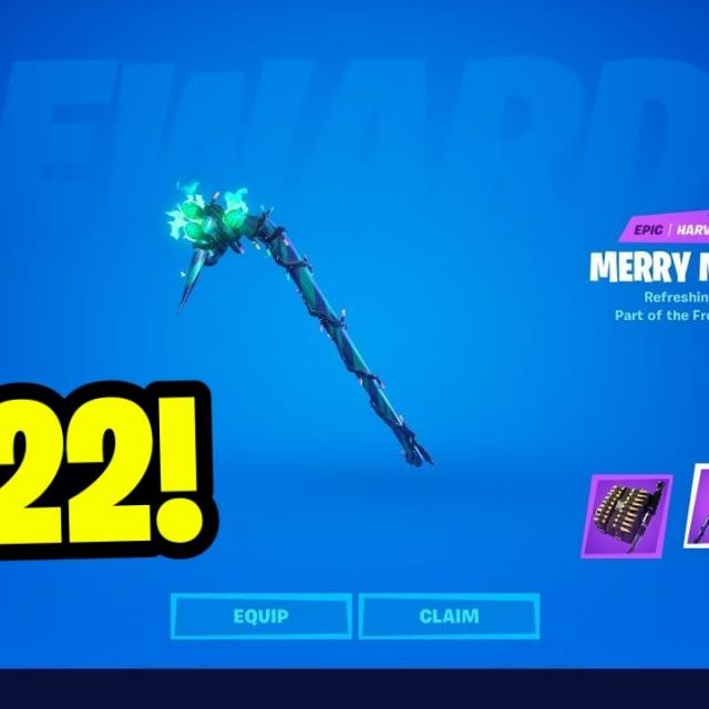 Where to find Minty Pickaxe in Fortnite?