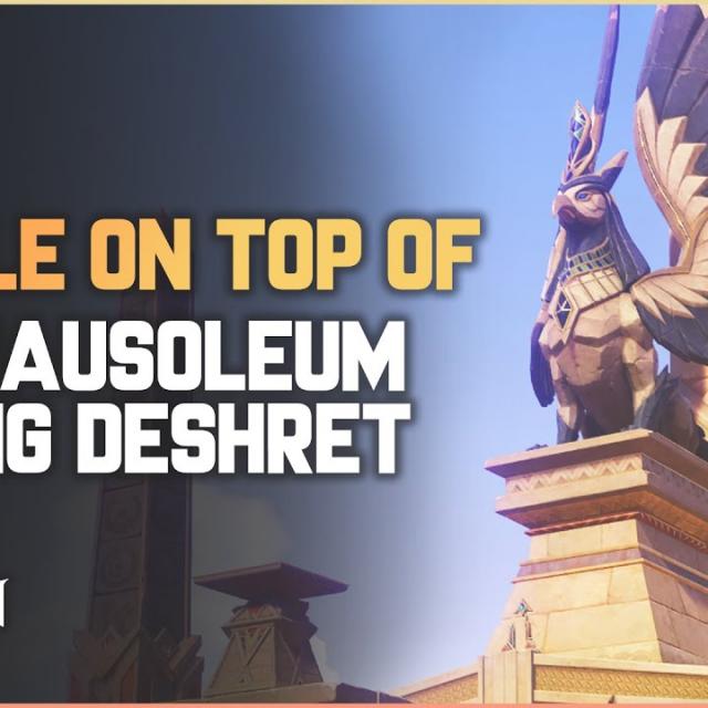 Reach the top of Mausoleum of King Deshret in Genshin Impact