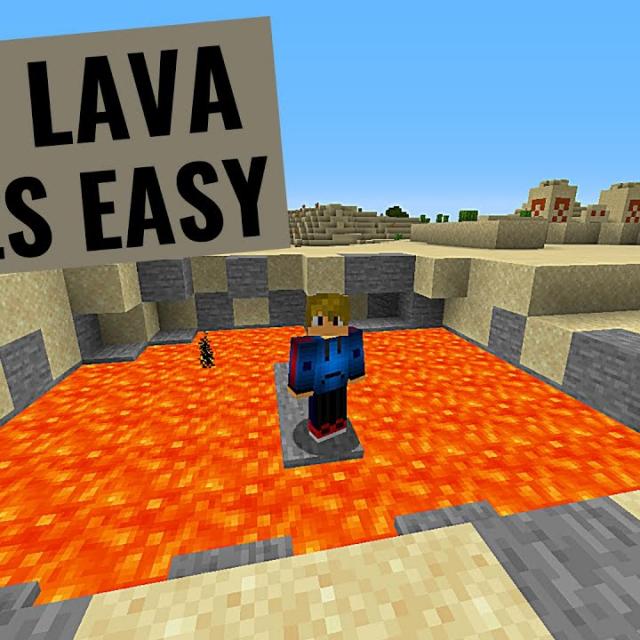 Minecraft: Lava pool removal guide