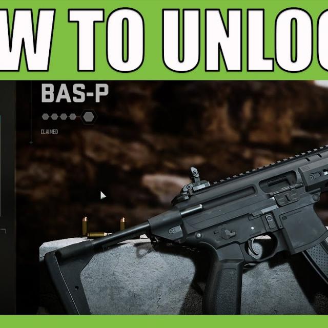 Guide to unlock Modern Warfare 2 BAS-P SMG